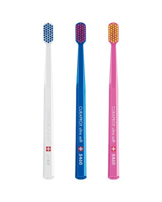 CURAPROX 1560 Soft T/B Blister Cs1560 - (WHITE,BLUE,PINK COLOUR)-PACK OF 3