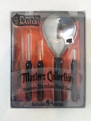 Pumpkin Masters Masters Collection Carving Kit Premium Stainless Steel Tools New