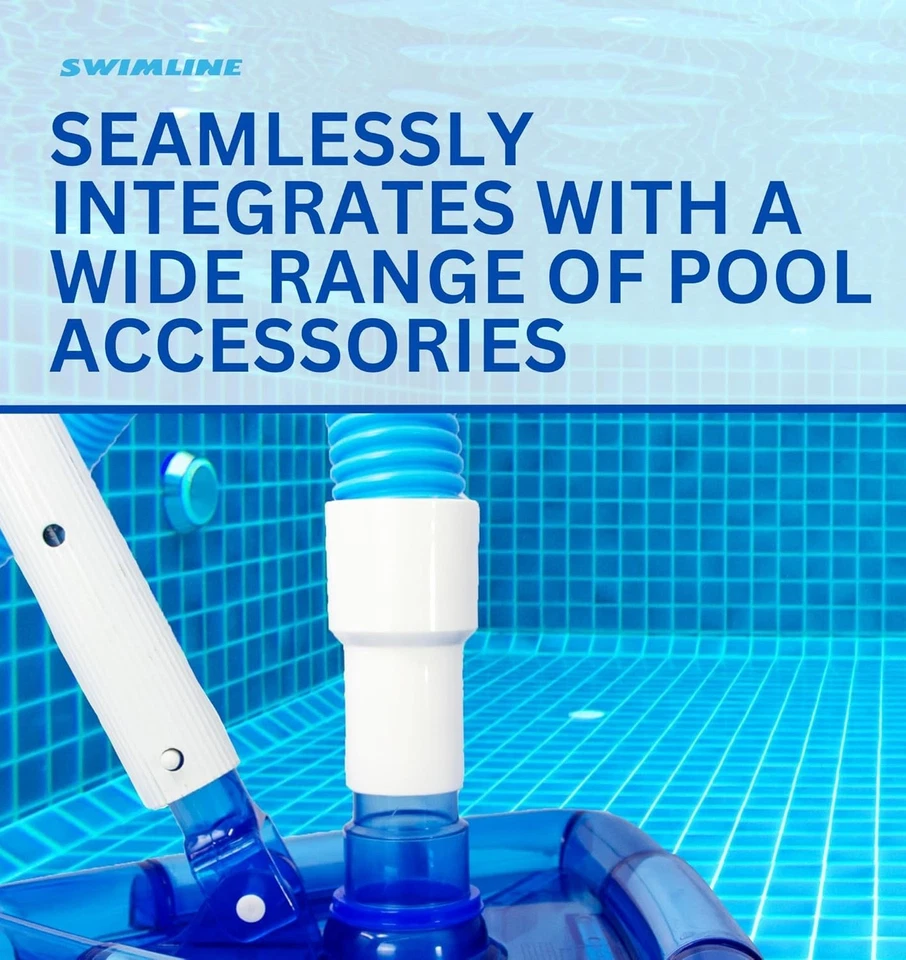 SWIMLINE HYDROTOOLS Standard Swimming Pool Vacuum Hose 1.25" X 30' For Inground - Image 2 of 4