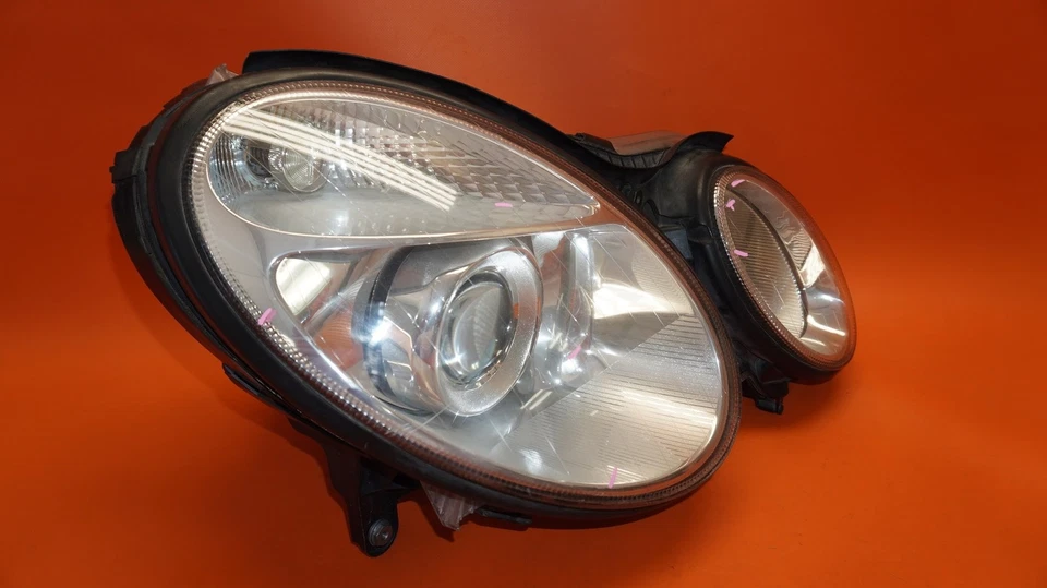 Faro derecho pasajero mercedes benz e320 2003 2004 2005 2006 bi-xenón oem Foto 3 de 4