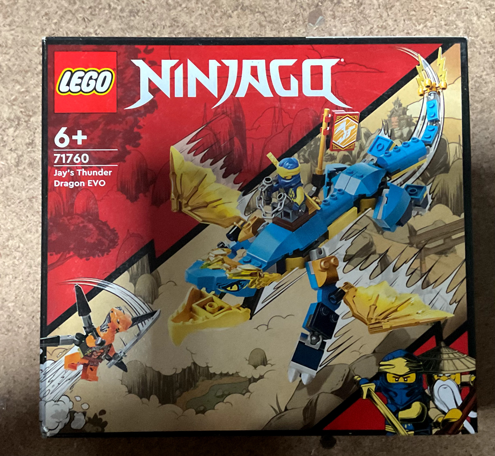 Lego Ninjago 71760 boîte neuve originale jouet dragon Jay Thunder Dragon EVO tonnerre