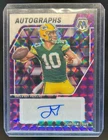 2024 Panini Mosaic Jordan Love Purple Auto Autograph #22/49 Packers