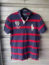 Polo Ralph Lauren Big Pony Crest Rugby PRLAC LXVII Custom Fit Polo Men's L