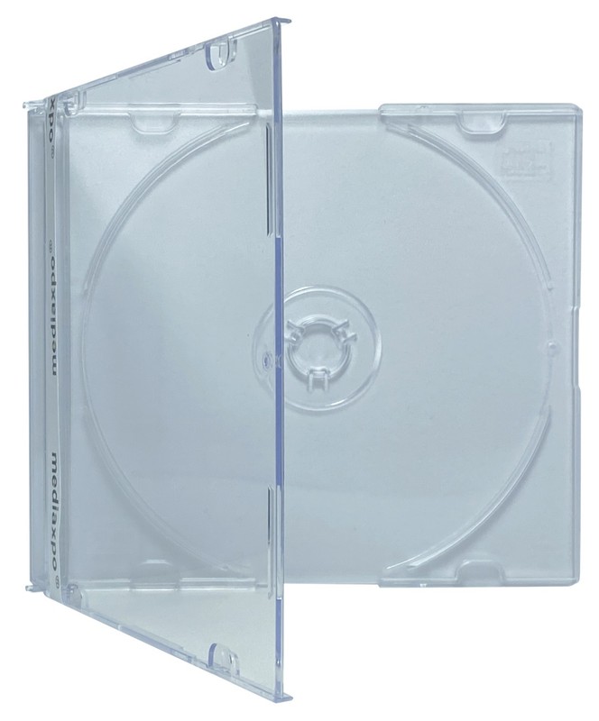 50 SLIM Clear CD Jewel Cases