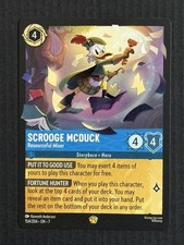 Disney Lorcana Scrooge McDuck Resourceful Miser Legendary Non-foil