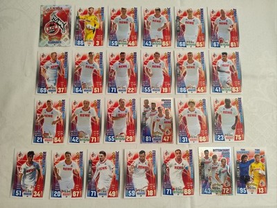 Match Attax Bundesliga 15/16 1. FC Köln Team Set 25 Karten 2015/2016
