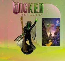 Wicked For Good 2025 Movie Theater Exclusive ELPHABA 44 oz Cup Topper SHIPS FAST