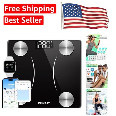 Modern Body Composition Scale with App Sync - 17 Health Metrics, 0.05lb Accuracy