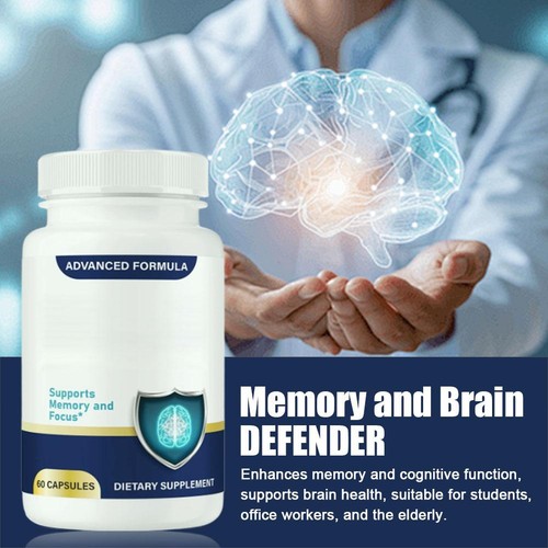 Brain Defender Memory Brain Support Capsules Advanced Cognitive Formula 3 Box - Picture 2 of 8