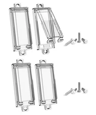 Light Switch Guard, ILIVABLE Child Proof Rocker Plate 4 Pack, Clear 