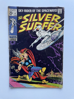 The Silver Surfer #4 (1968)|John Buscema|2nd Mephisto|1st Silver Surfer VS Thor