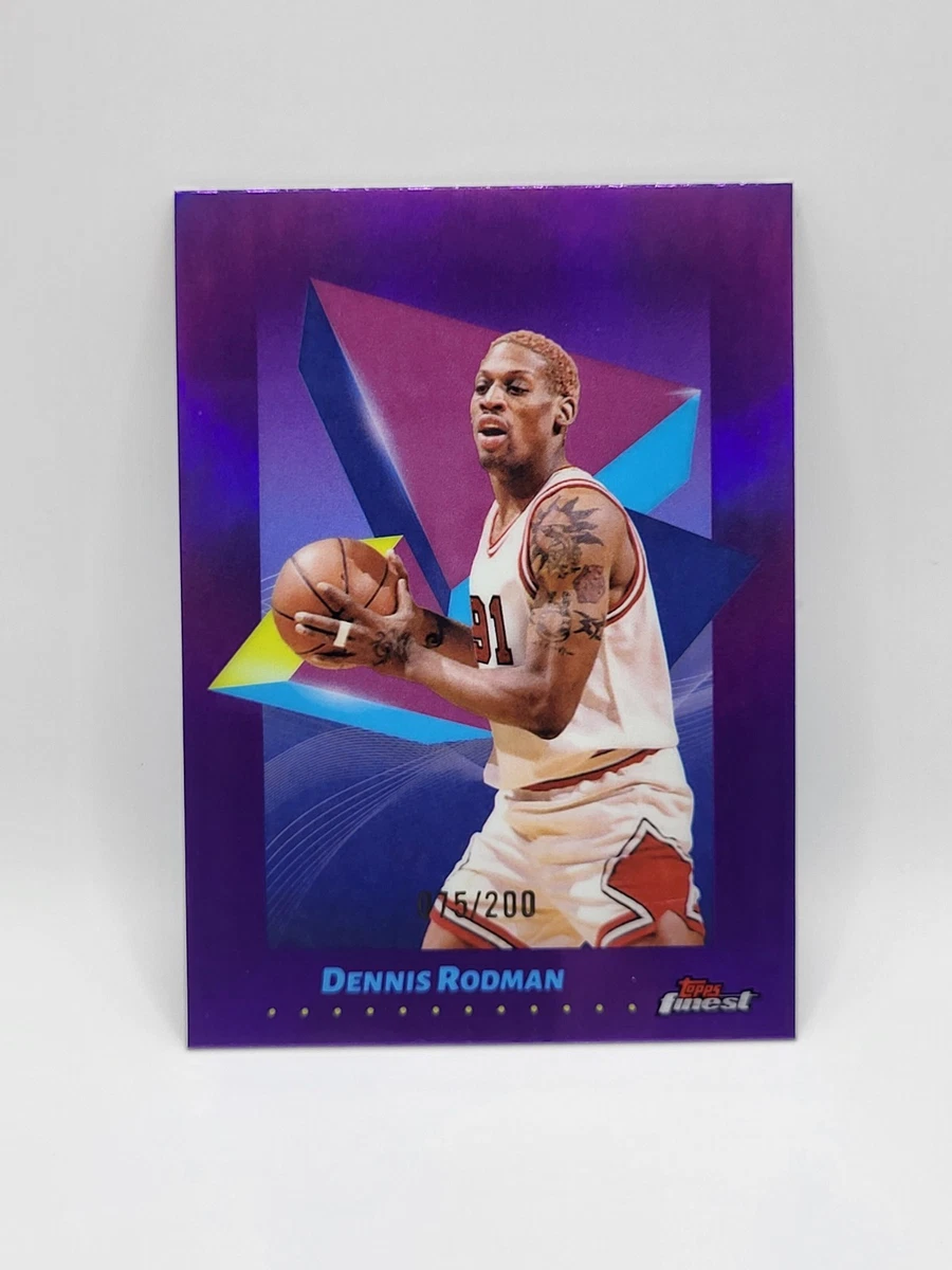 Topps Dennis Rodman Basketball Serial Numbered Sports Trading