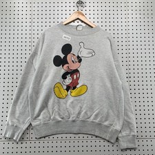 Vintage Mickey Unlimited Sweatshirt Mens XL Gray 90s Disney Mickey Mouse USA