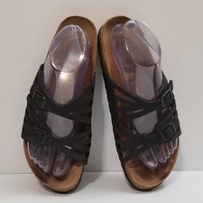 Birkenstock Granada Sandals EU 40 L9 M8 Black Womens 9 Mens 8 Slip Ons