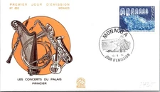 Monaco FDC 1984 SC #1435 The Prince's Palace Concerts - J21229