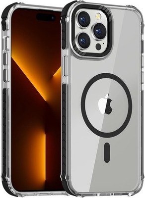 Strong Magnetic Case for iPhone 14 Pro 6.1-Inch Clear Slim Shockproof Cover