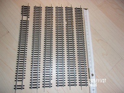 DDR Zeuke Schienen, gerade, gebogen Modelleisenbahn TT Länge ca.23 cm
