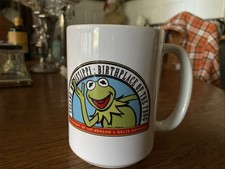 Disney The Muppets Kermit Frog Coffee mug Leland Mississippi Jim Henson Museum