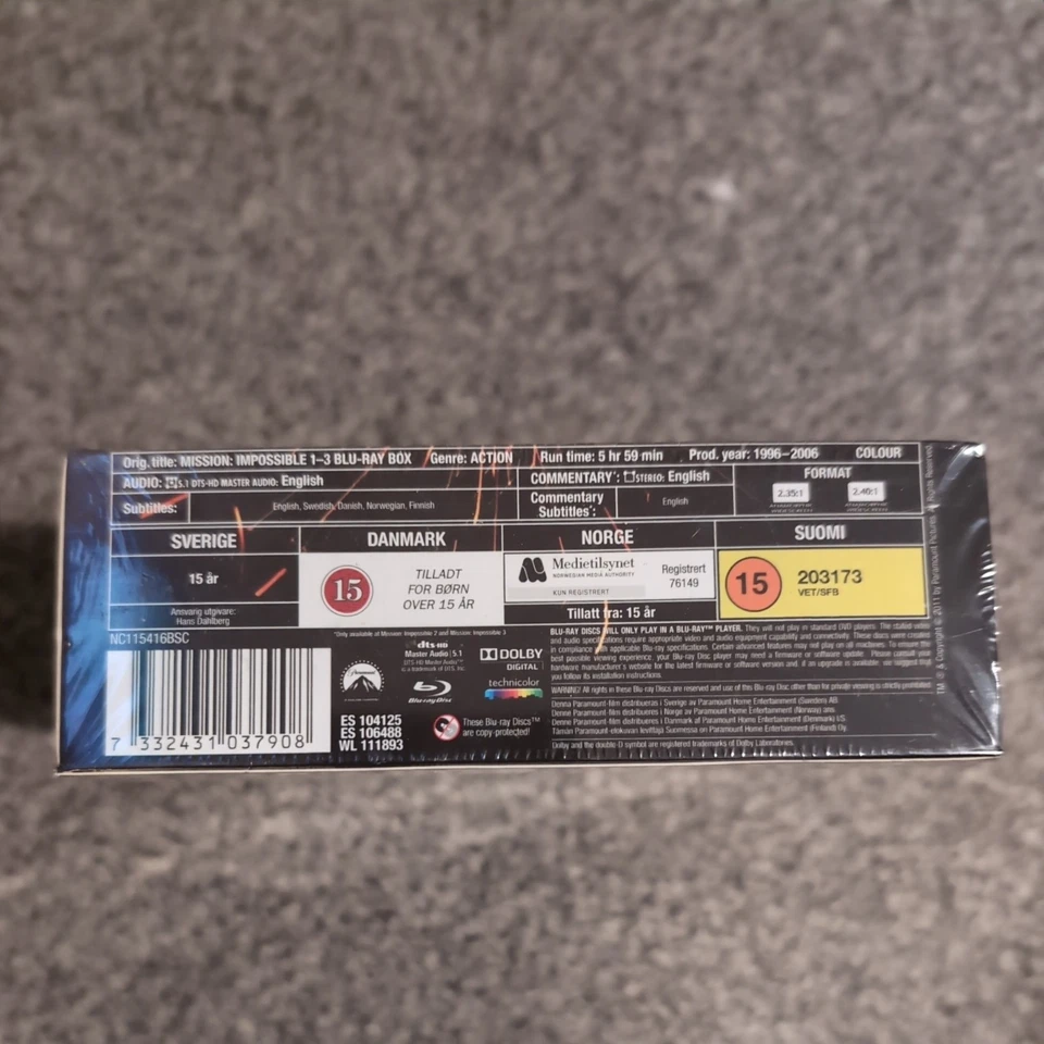 MISSION IMPOSSIBLE EXTREME EDITION DVD NEW & SEALED - Image 3 of 3