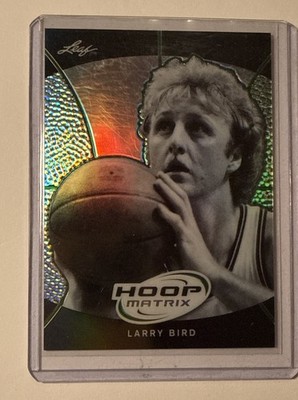 2012-13 Leaf Metal - Hoop Matrix Larry Bird #HM-LB1 Green /99