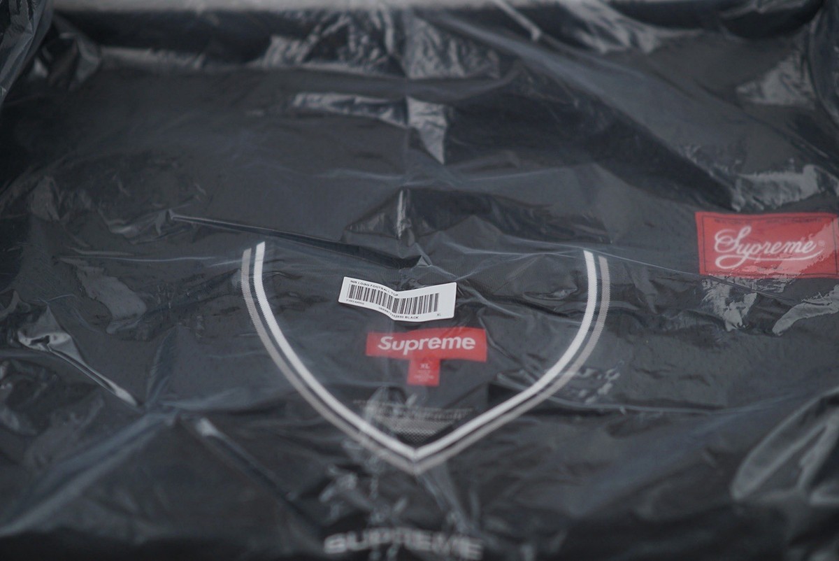 Supreme Jacquard Rib Football Jersey Black Size XL FW24 BRAND NEW