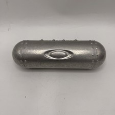 Oakley Large Metal Aluminum Vault Sunglasses Glasses Case Pill Torpedo 7"x2.5"