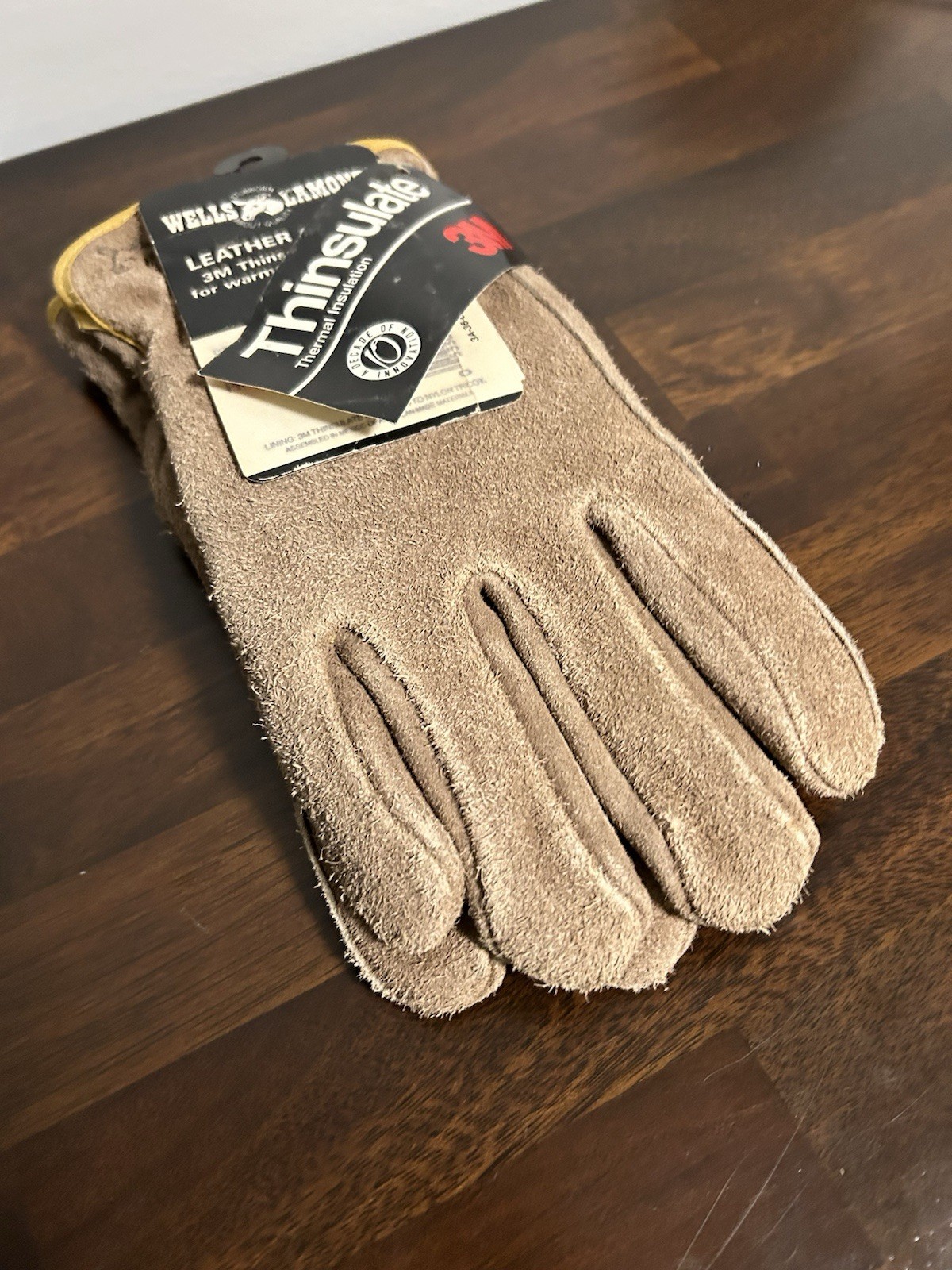 Wells Lamont Suede Thinsulate Work Gloves
