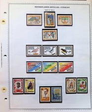 Netherland Antilles Modern Collection On Album Pages 1980-1984 MNH