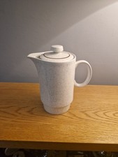 Vibtage Coffee pot in the Parkstone pattern, produced by Poole Pottery in Dorset
