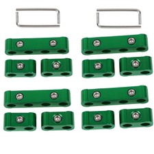 12pcs Greem Spark Plug Wire Separator Divider 8mm 9mm 10mm Fits For Racing Car