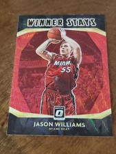 2020-21 Donruss Optic Jason Williams #4 Winner Stays Red Wave Prizm