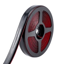 1set 6.56yards/6m Plastic Stickers with Spool Mouldproof waterproof Flat Black