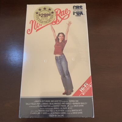 Norma Rae - Factory Sealed VHS CBS FOX Sally Field RARE