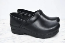 Dansko Pro Professional Comfort Nurse Leather Clogs Loafers Womens Sz 37 US 7