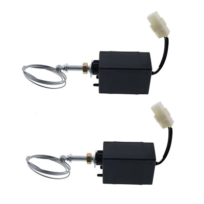 New 2PCS XHQ-PT-12 Stop Solenoid Valve For Different Types of Diesel Engines