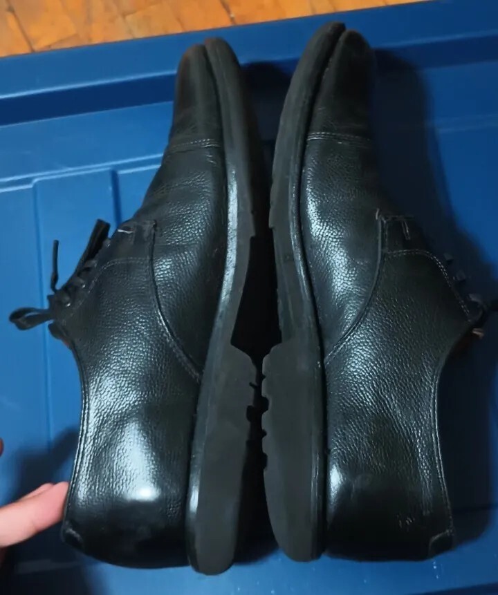 Allen Edmonds Tate Cap Toe Leather Black Men's 10 D Extralight | eBay