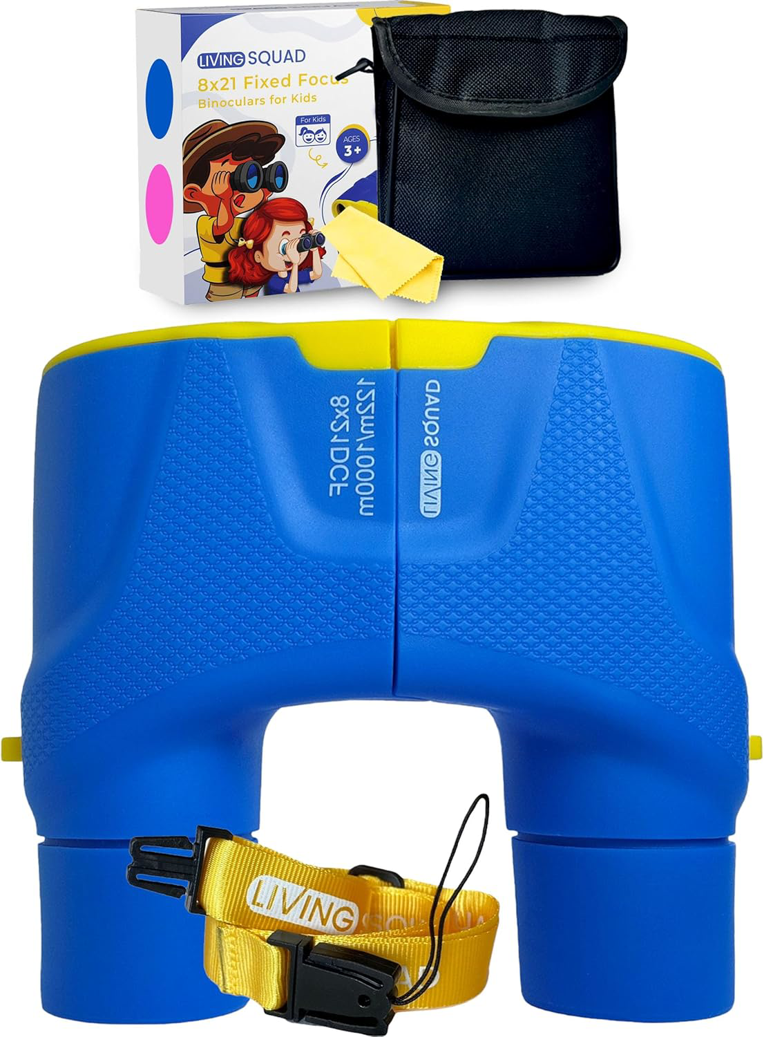 Toddler Binoculars 8X21 for Kids Ages 1+ - Bird Watching Educational Toys