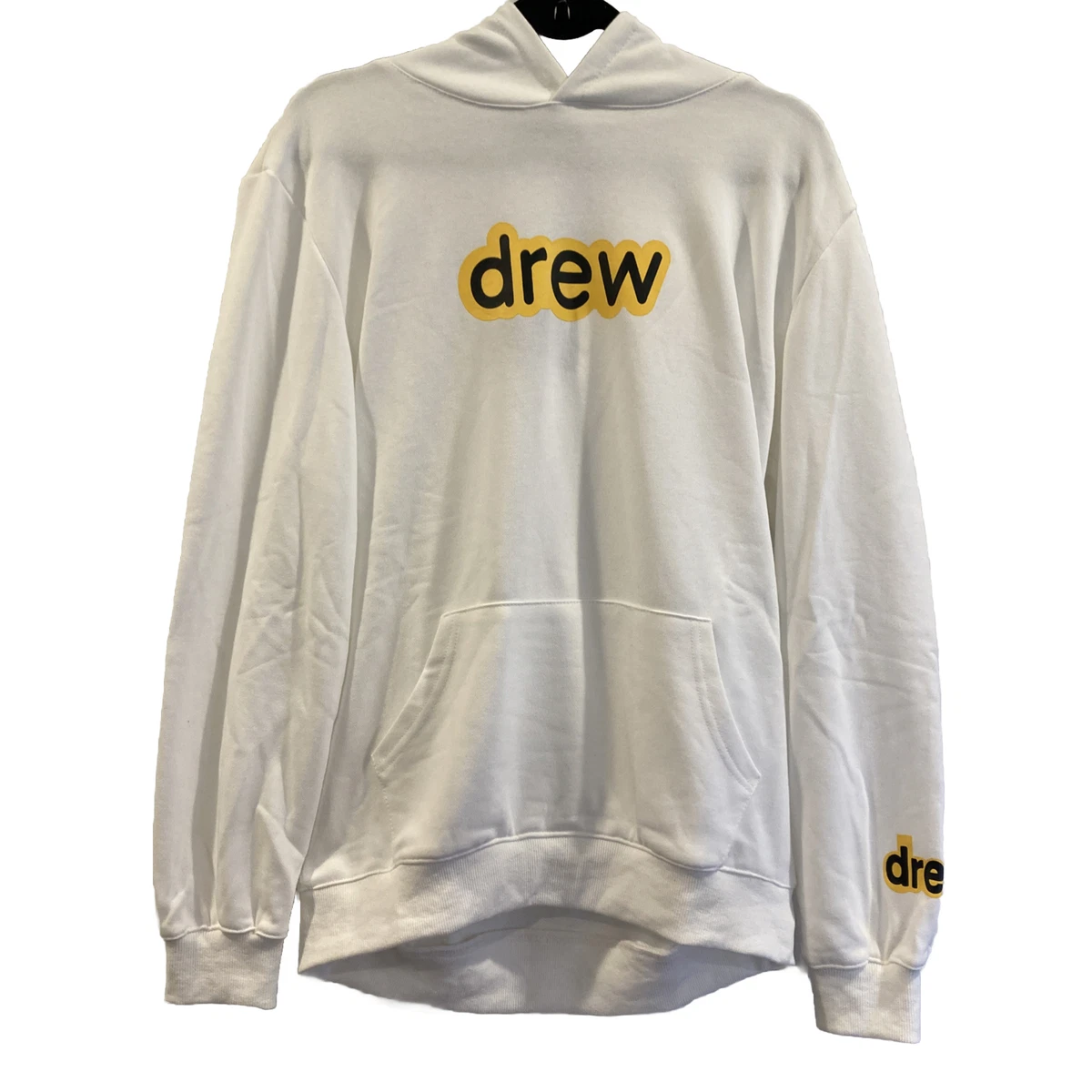 Drew House Fake Thin Hoodie Size S Unisex White, Drew Skate House NEW