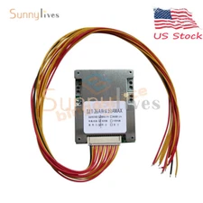 13S 48V 50A Battery Balance Protection Board BMS PCB Circuit For E-bike Motor 