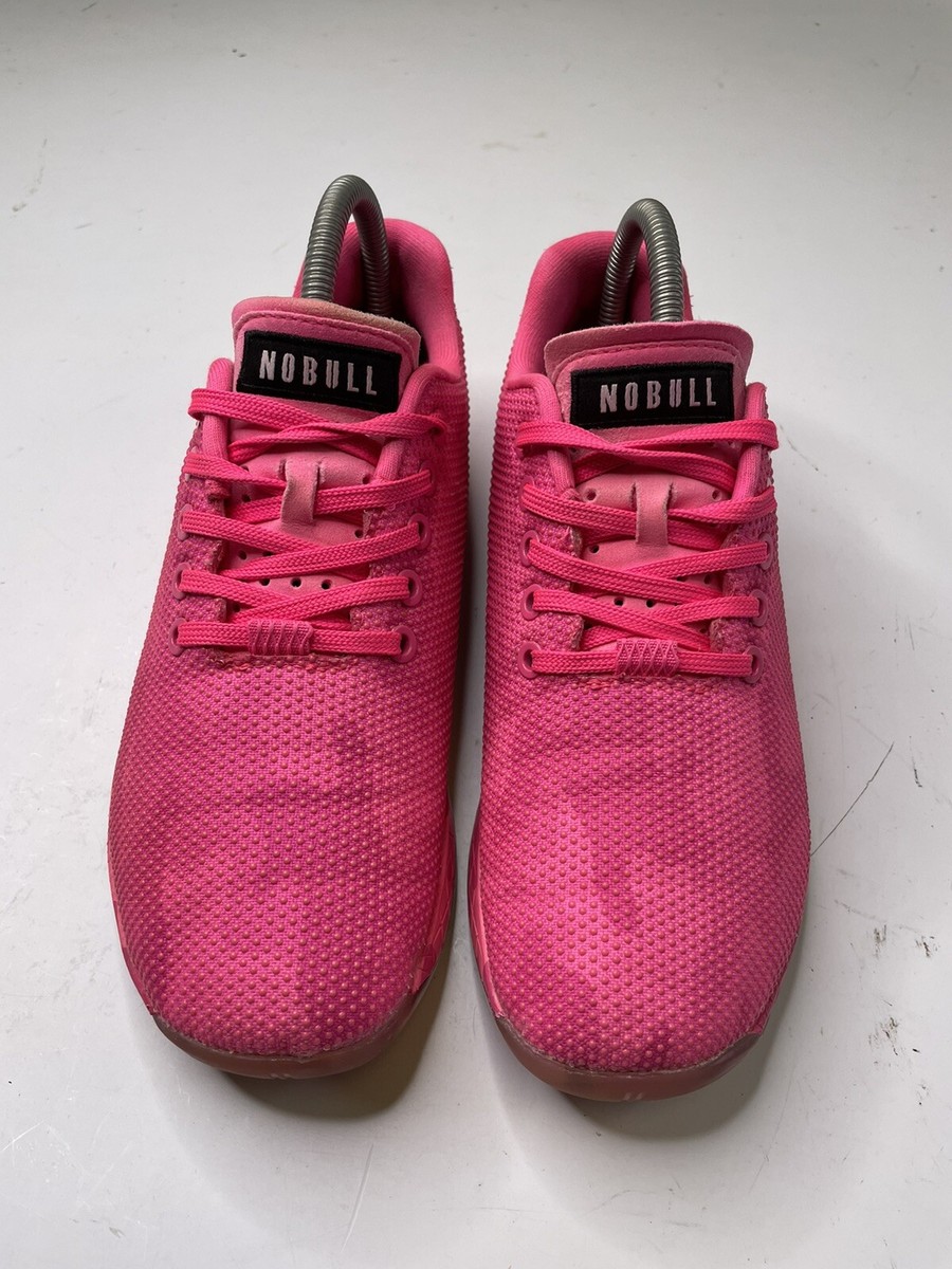 NOBULL Neon Pink Camo Womens Size 6 Runner Sneakers Cross Training 