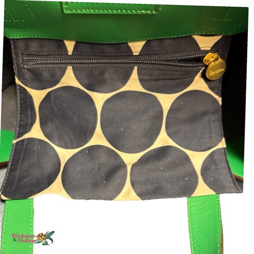 Bolso de hombro grande de cuero verde azul Boden - Imagen 11 de 11