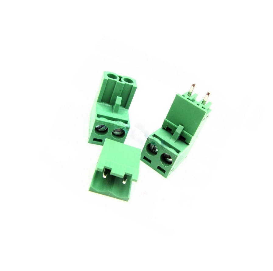 5PCS NEW KF2EDGK KF-2P Right-Angle Plug-in Terminal Connector 5.08mm Pitch