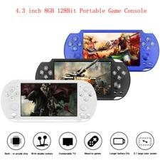 X9S 5.1" 8GB 128Bit Handheld Portable Game Console MP3 Video Player 1000+ Games