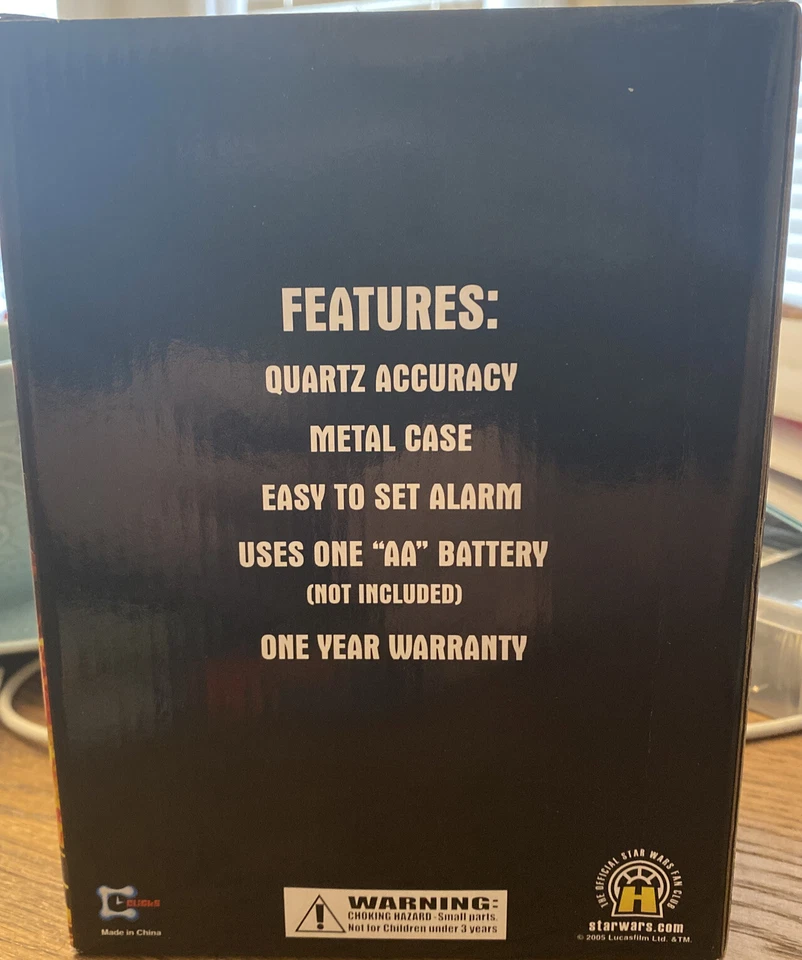 Star Wars Revenge of the Sith Darth Vader Retro Alarm Clock - Image 2 of 3