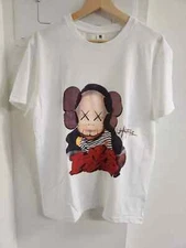 Vintage Cactus Jack Travis Scott x KAWS Utopia short sleeve white shirt KV31847