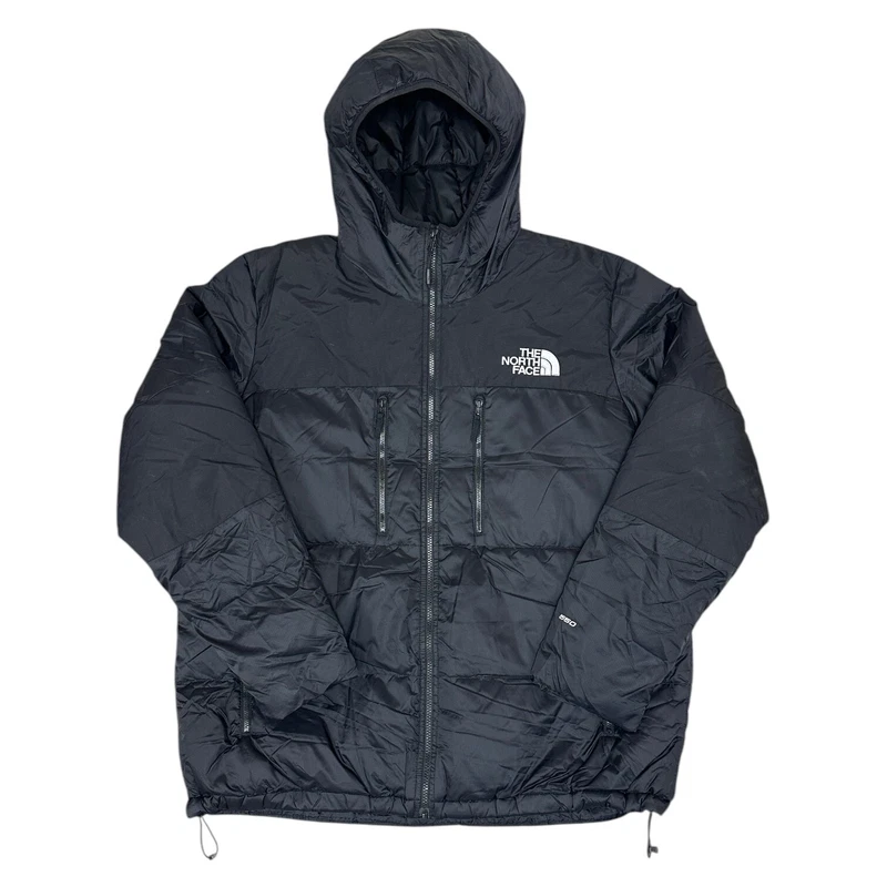 north-face down puffer hooded zip pockets jacket