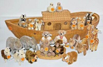 STEIFF NOAH S ARK VERSCHIEDENE TIERE VERFÜGBAR 1992-1997 - AUS LISTE AUSWÄHLEN