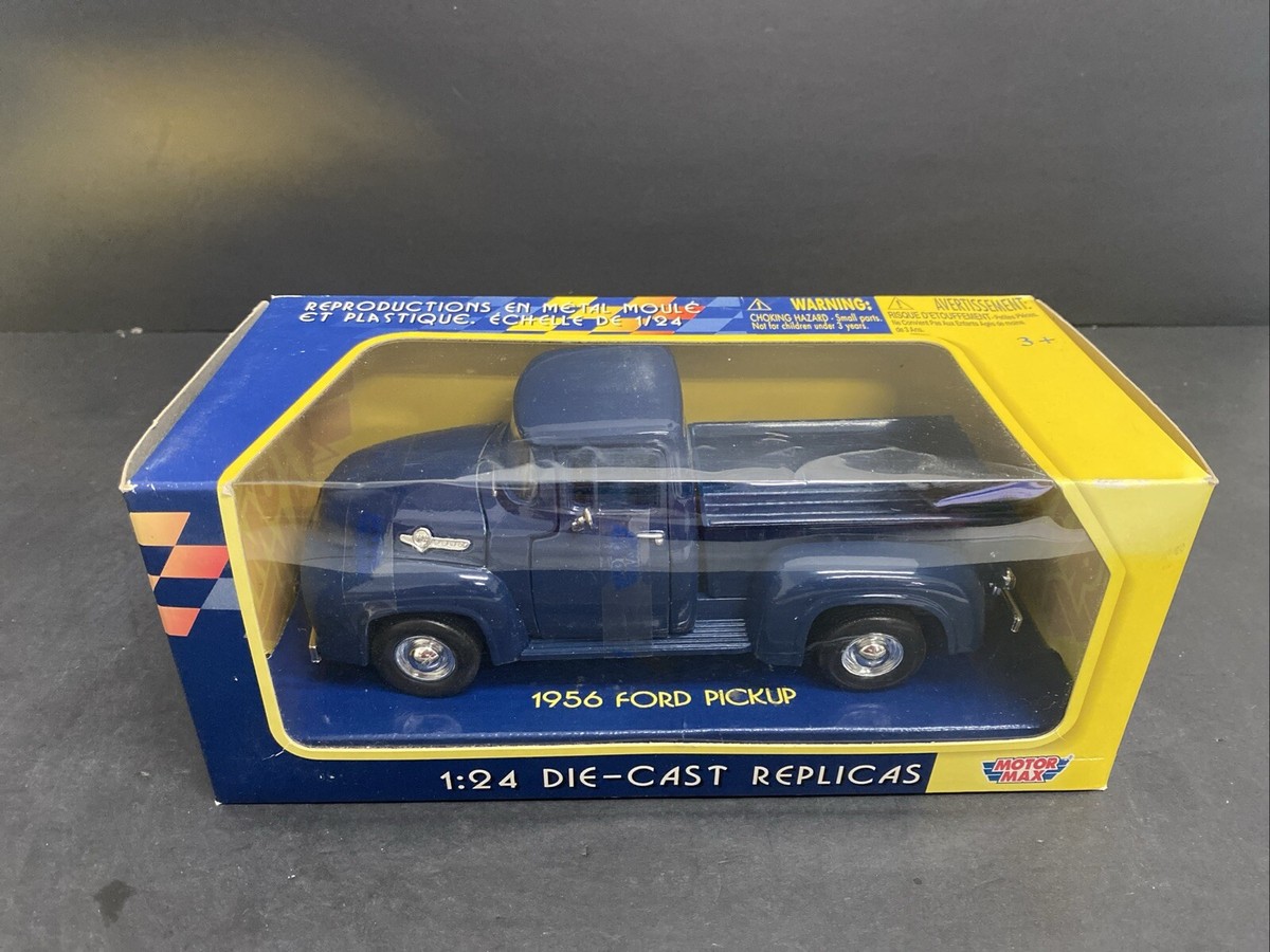 1956 FORD F-100 Pickup Truck 1/24 Scale By Motor Max blue H.220 | eBay display picture 1