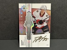 2021-22 Ultimate Collection Emblems Gold Parker Kelly Rookie Auto Senators UE-PK