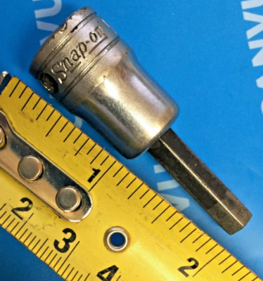 Snap-On FA8A 1/4'' Hex/Allen Bit CR Socket Driver 3/8 dr 2''L Canada Good 8/10 T